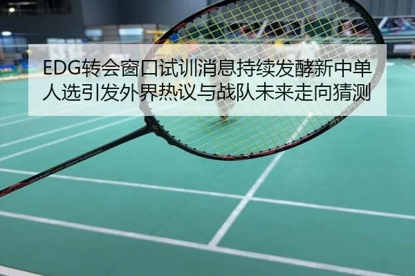 EDG转会窗口试训消息持续发酵新中单人选引发外界热议与战队未来走向猜测